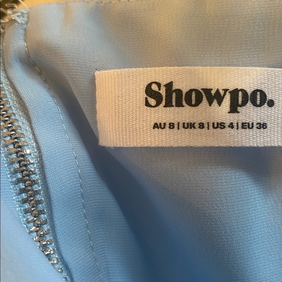 Showpo Sky Blue Dress with Tulle and Straps - Picture 13 of 14